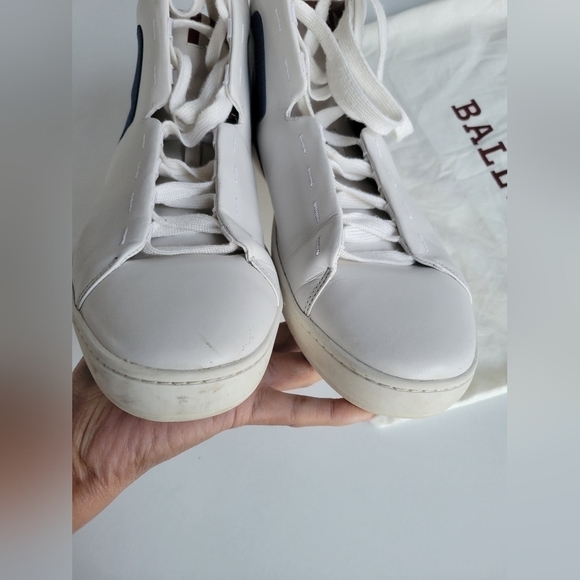 Bally limited edition  leather sneakers size 44/US 11. - Picture 7 of 14